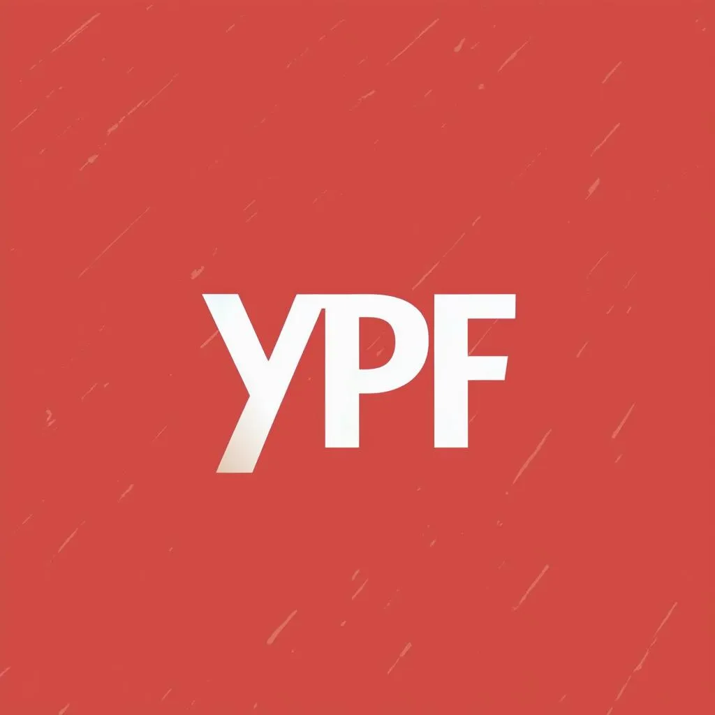 Logo YPF en blanco
