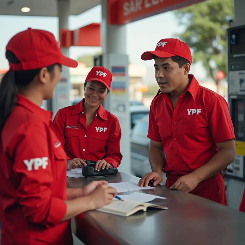 Misión de YPF representada visualmente